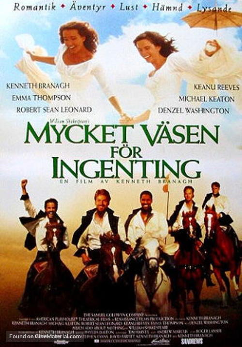 Much Ado About Nothing - Swedish Movie Poster