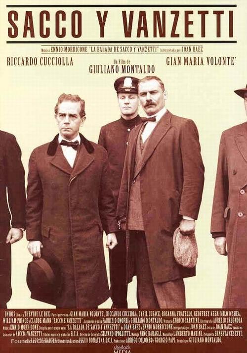 Sacco e Vanzetti - Spanish Movie Poster