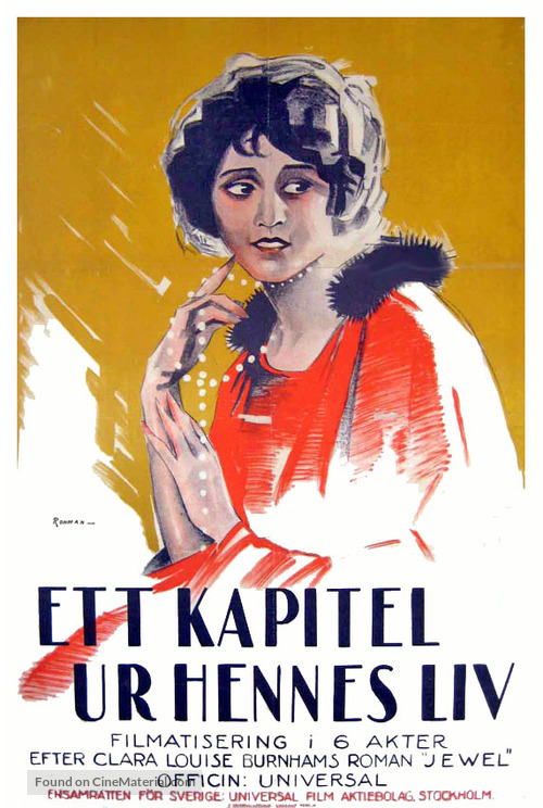 A Chapter in Her Life - Swedish Movie Poster