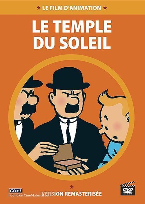 Tintin et le temple du soleil - Canadian DVD movie cover