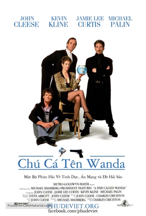 A Fish Called Wanda - Vietnamese Movie Poster