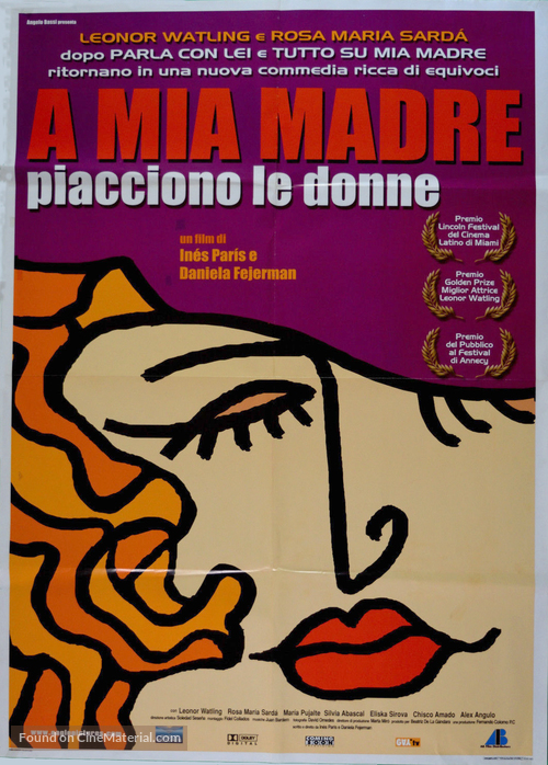 A mi madre le gustan las mujeres - Italian Movie Poster
