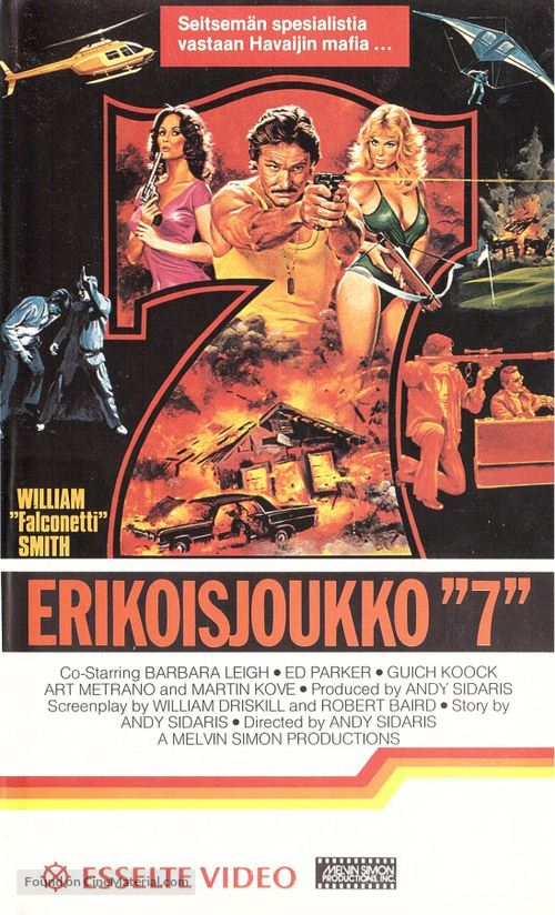 Seven - Finnish VHS movie cover