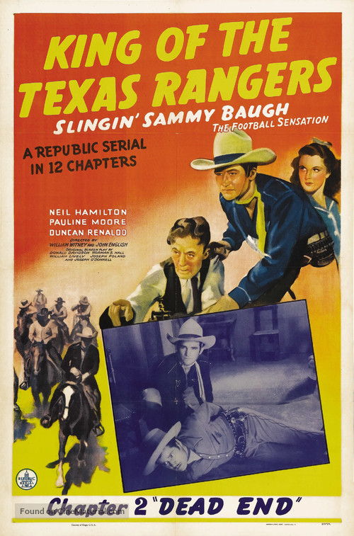 King of the Texas Rangers - Movie Poster