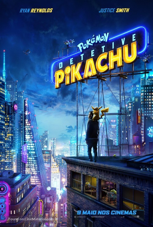 Pok&eacute;mon: Detective Pikachu - Portuguese Movie Poster