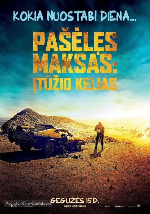 Mad Max: Fury Road - Lithuanian Movie Cover