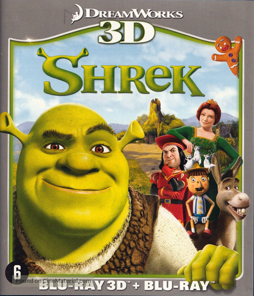 Shrek - Dutch Blu-Ray movie cover