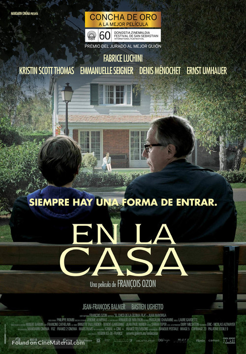 Dans la maison - Spanish Movie Poster