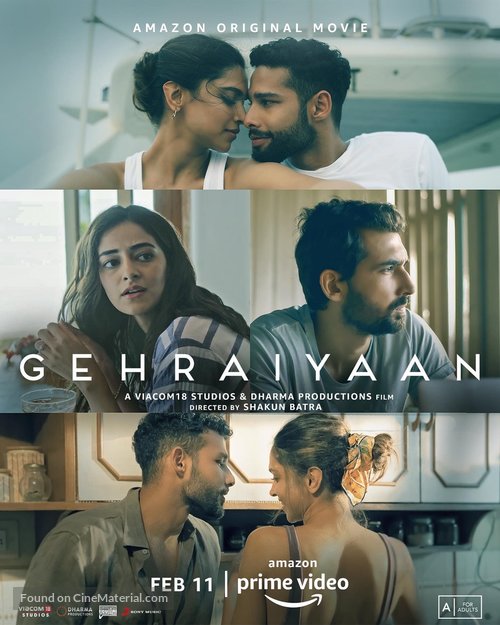 Gehraiyaan - Indian Movie Poster