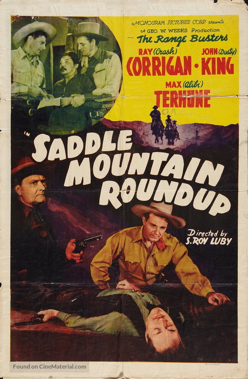 Saddle Mountain Roundup - Movie Poster