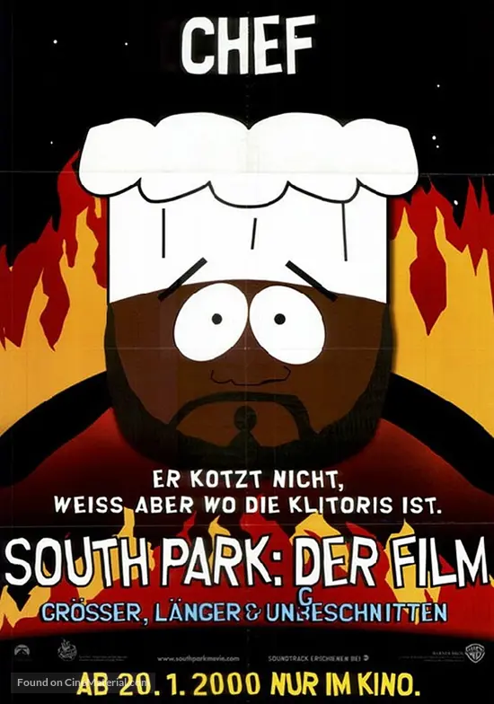 South Park Bigger Longer Uncut 1999 German Movie Poster