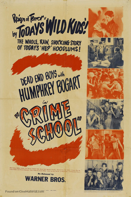 Crime School - Re-release movie poster