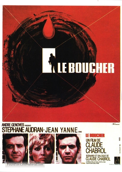 Le boucher - French Movie Poster