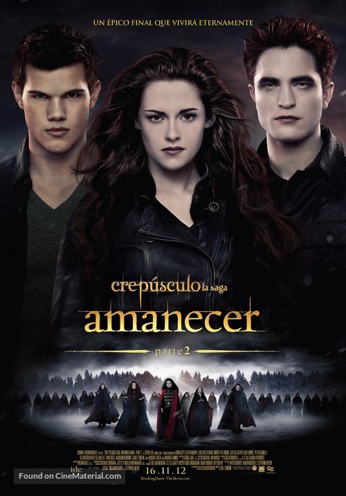 The Twilight Saga: Breaking Dawn - Part 2 - Colombian Movie Poster