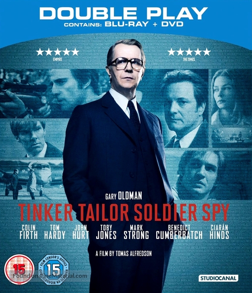 Tinker Tailor Soldier Spy - British Blu-Ray movie cover