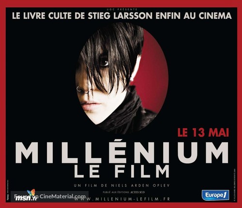 M&auml;n som hatar kvinnor - French Movie Poster