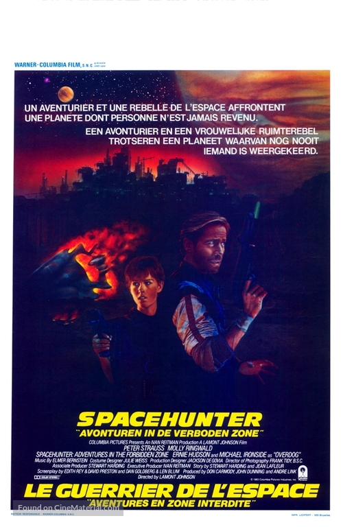 Spacehunter: Adventures in the Forbidden Zone - Belgian Movie Poster