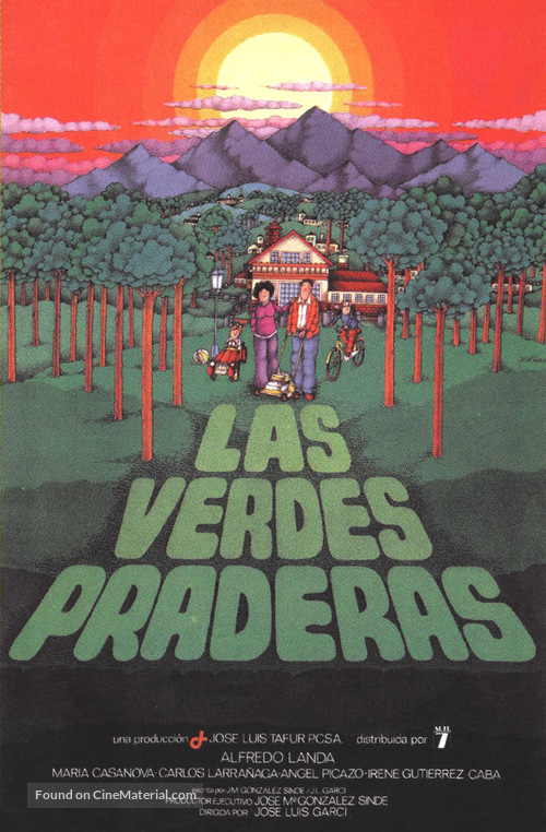 Las verdes praderas - Spanish Movie Poster