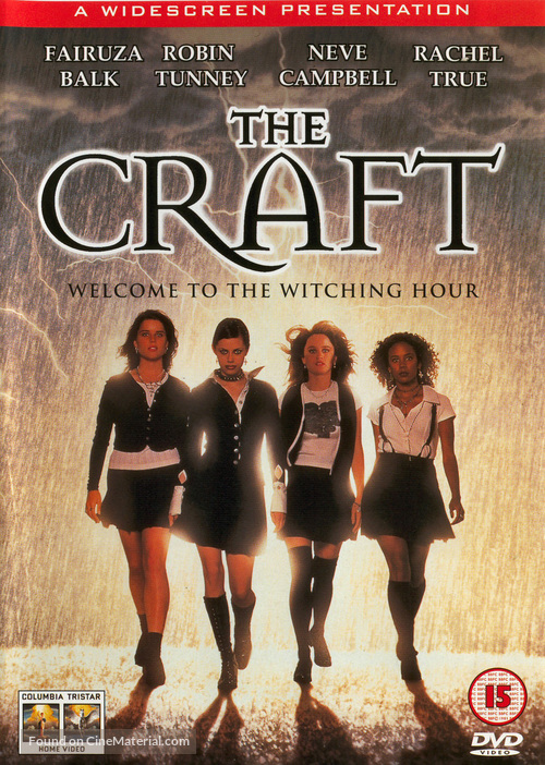 The Craft - British DVD movie cover