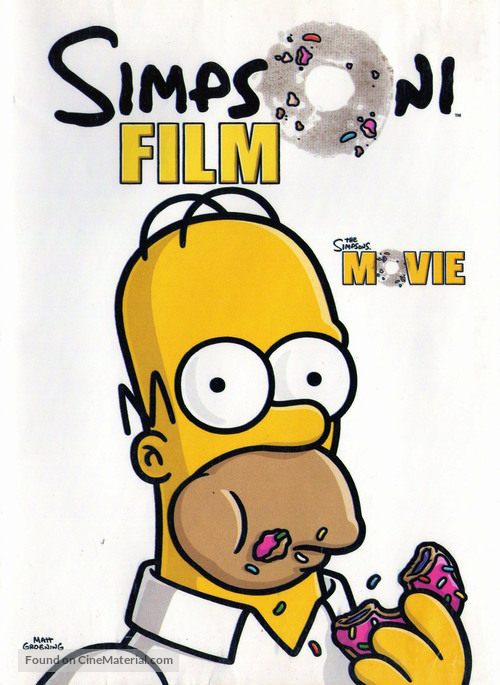 The Simpsons Movie - Croatian Movie Cover