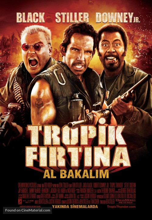 Tropic Thunder - Turkish Movie Poster