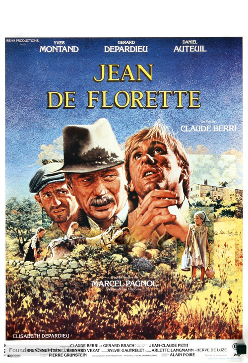 Jean de Florette - Belgian Movie Poster