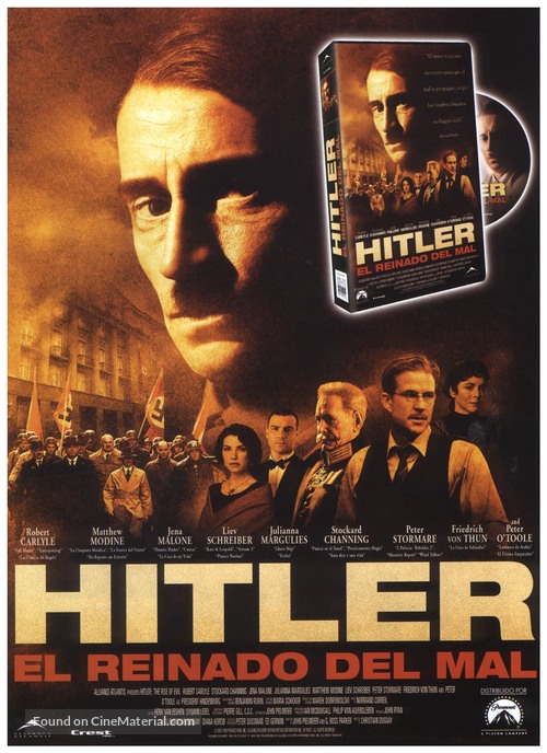 Hitler: The Rise of Evil - Spanish poster