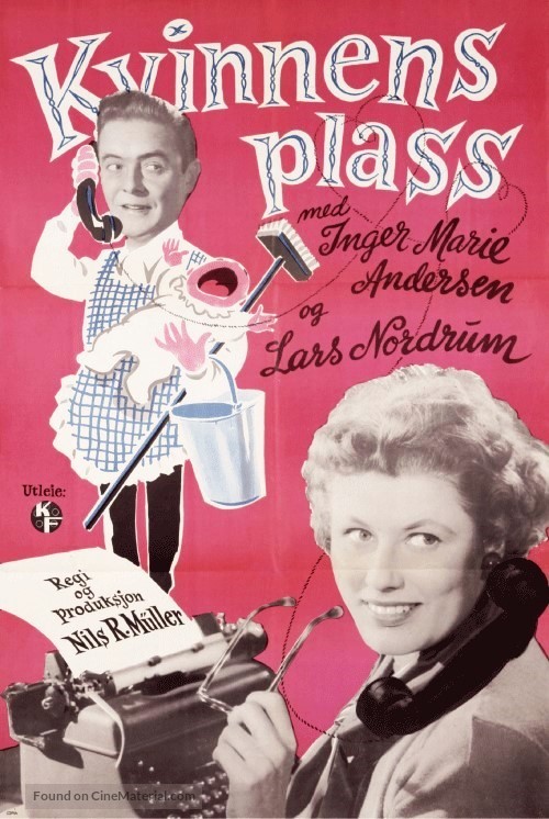 Kvinnens plass - Norwegian Movie Poster