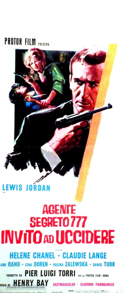 Agente segreto 777 - Invito ad uccidere - Italian Movie Poster