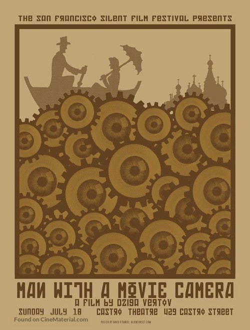 Chelovek s kino-apparatom - Homage movie poster