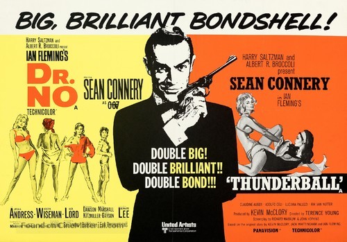 Dr. No - British Combo movie poster