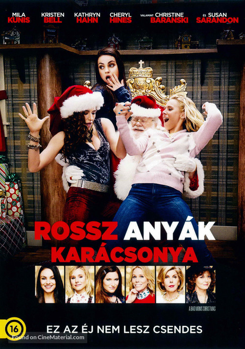 A Bad Moms Christmas - Hungarian DVD movie cover