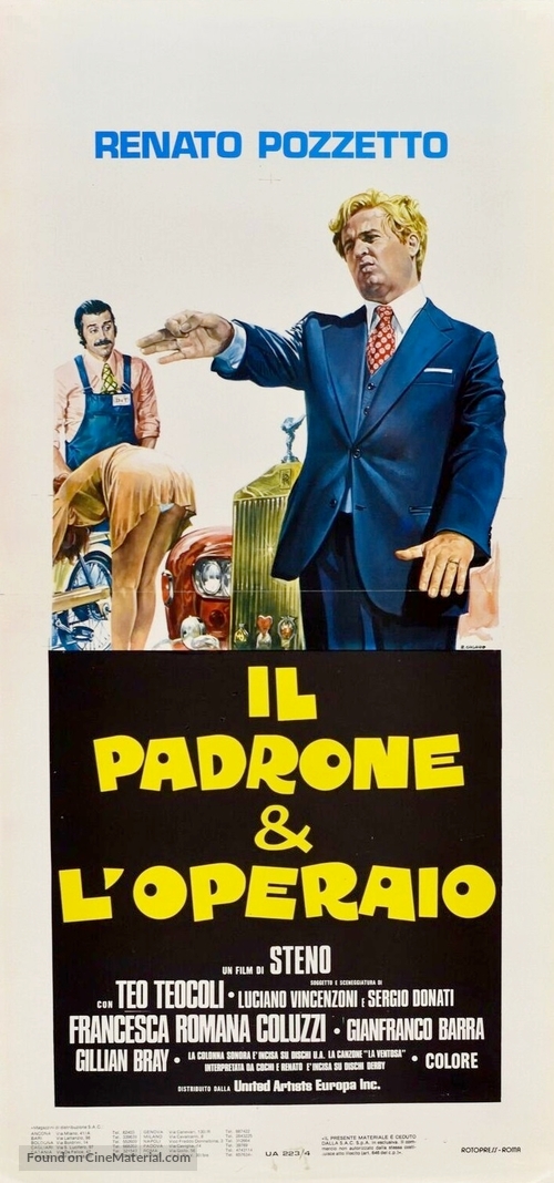 Il padrone e l&#039;operaio - Italian Movie Poster