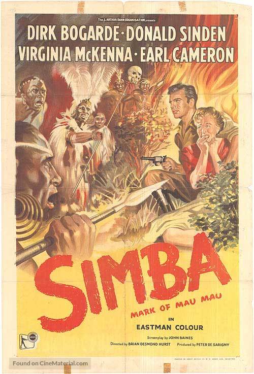 Simba - British Movie Poster