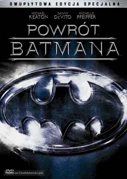 Batman Returns - Polish DVD movie cover
