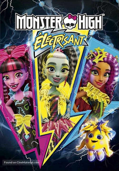 Monster High: Electrified - French DVD movie cover