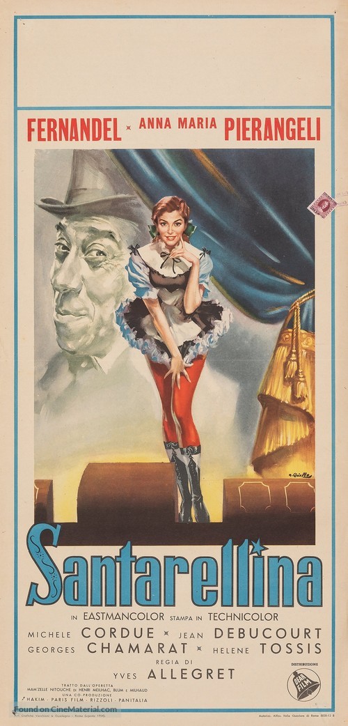 Mam&#039;zelle Nitouche - Italian Movie Poster