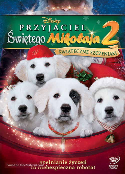 Santa Paws 2: The Santa Pups - Polish DVD movie cover