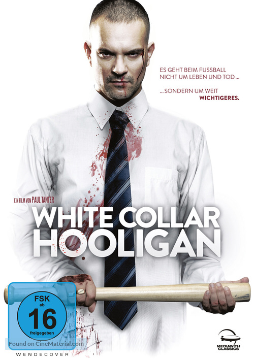 The Rise &amp; Fall of a White Collar Hooligan - German DVD movie cover