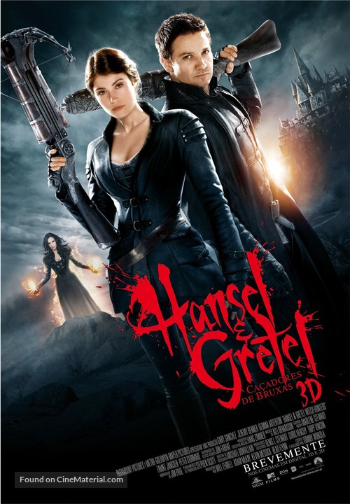 Hansel &amp; Gretel: Witch Hunters - Portuguese Movie Poster