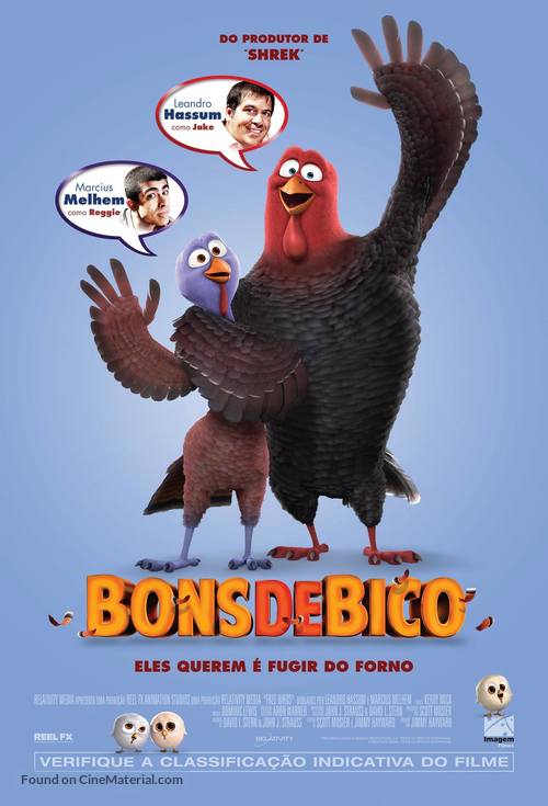Free Birds - Brazilian Movie Poster