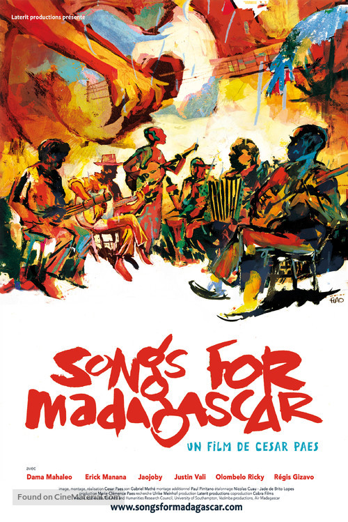 Songs for Madagascar - French Movie Poster