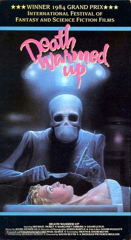 Death Warmed Up - New Zealand VHS movie cover