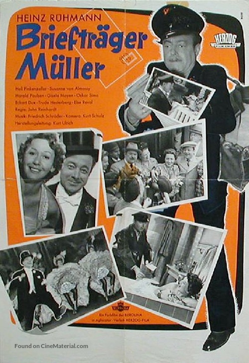 Brieftr&auml;ger M&uuml;ller - German Movie Poster