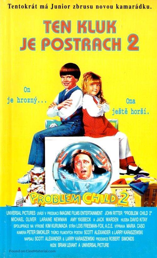 Problem Child 2 - Czech VHS movie cover