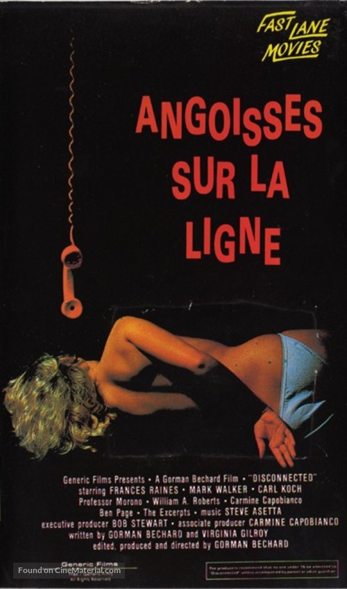 Disconnected - French VHS movie cover