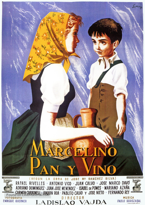 Marcelino pan y vino - Spanish Movie Poster