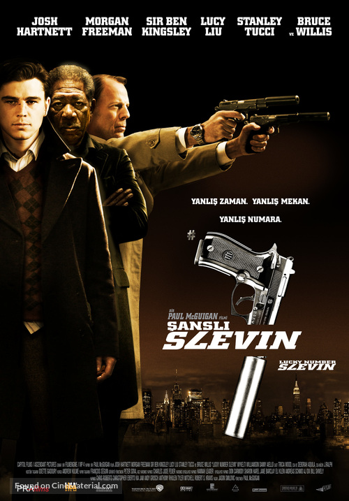 Lucky Number Slevin - Turkish Movie Poster