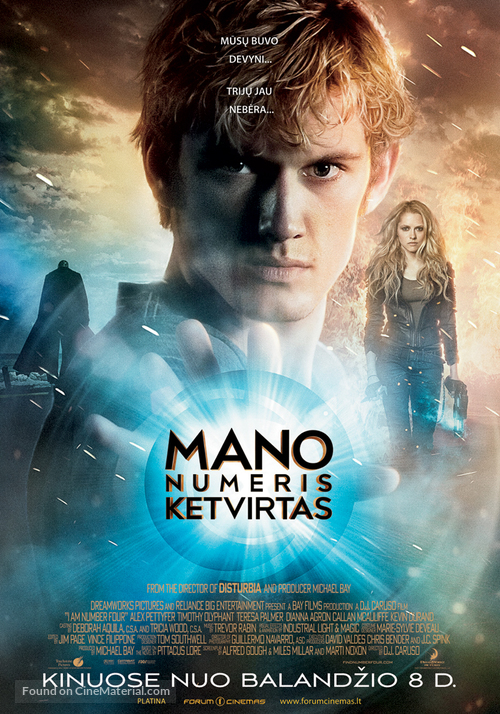 I Am Number Four - Lithuanian Movie Poster