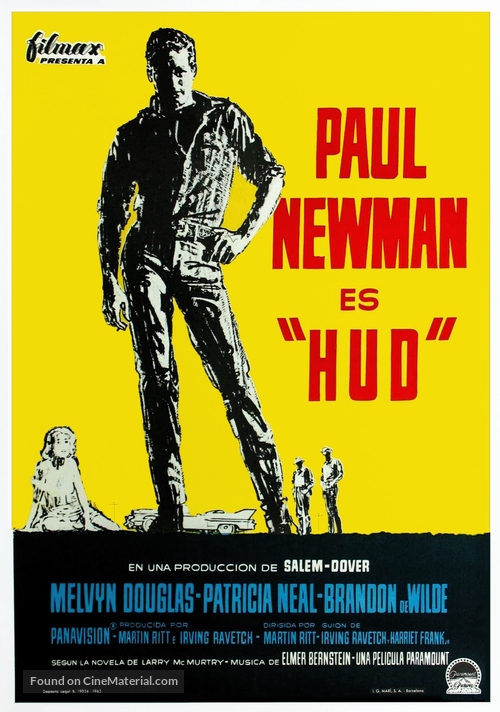 Hud - Spanish Movie Poster